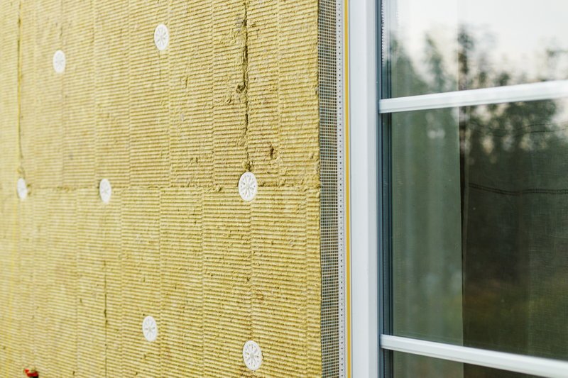 Exterior Insulation and Finish System (EIFS) installation